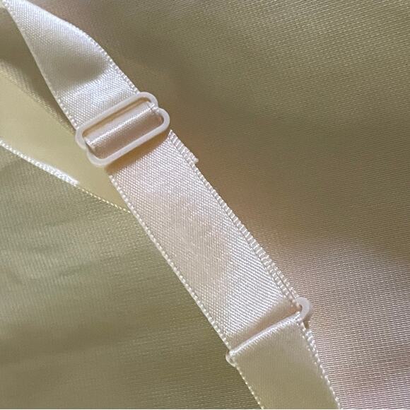 Van Raalte Vintage 60s Pale Pink High Side Slit Slip Dress 34 - Picture 10 of 12